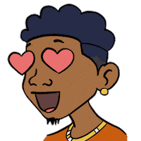 I Love You Hearts Sticker by Holler Studios