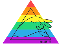 Proud Rainbow Sticker by Hollister Co.