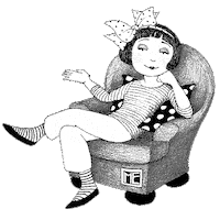 Chill Watching Sticker by Mary Engelbreit