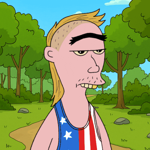 Suspicious Usa GIF by Web3 Playboys