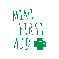First Aid Sticker by Kate Ball