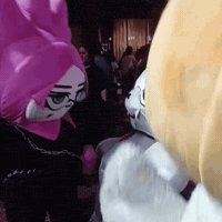 Mascot Playing GIF
