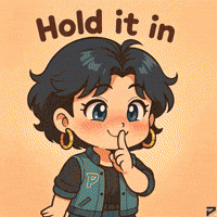 Hana Trying Not To Laugh GIF by Persona