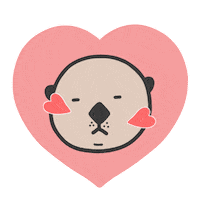 ddingstory jojo sea otter shellfish ddingstory Sticker