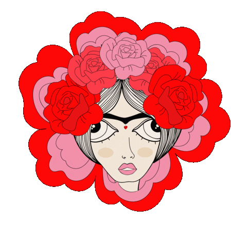 Viva La Vida Flower Sticker by aire retro