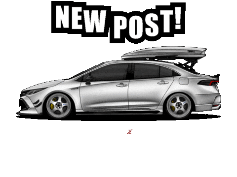New Post Toyota Sticker