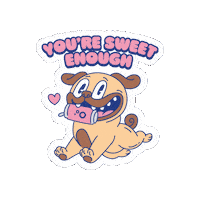 drinkcans dog drink cute dog hydration Sticker