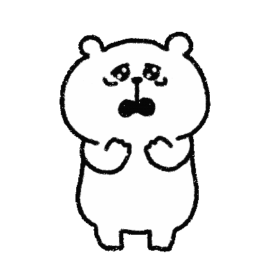 Cry Bear Sticker by yoyoyon