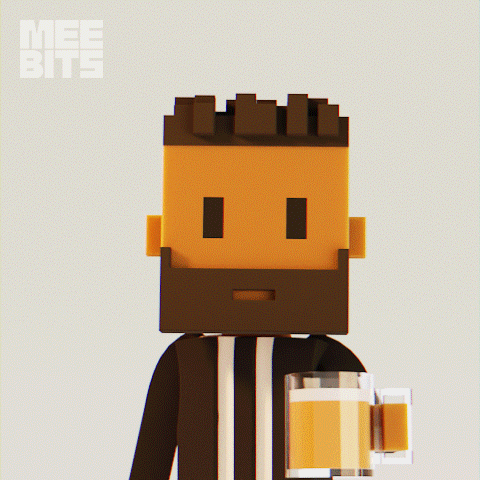 Cheers Drink To That GIF by Meebits