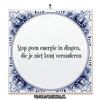 Verandering Sticker by Tegelspreuken.nl