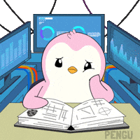 Confused Pink GIF by Pudgy Penguins
