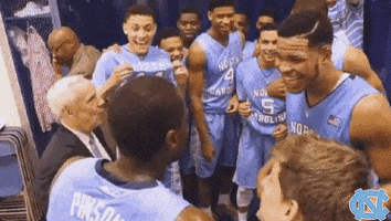 north carolina celebration GIF by UNC Tar Heels