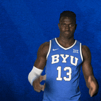 Byu Basketball Celebration GIF by BYU Cougars