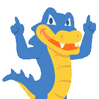 Look Up Right Here Sticker by HostGator