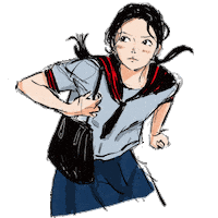 Girl School Sticker