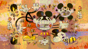 evolution mickey minnie GIF