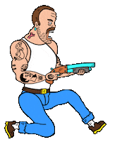 Never Fight A Man With A Perm Idles Sticker by Partisan Records