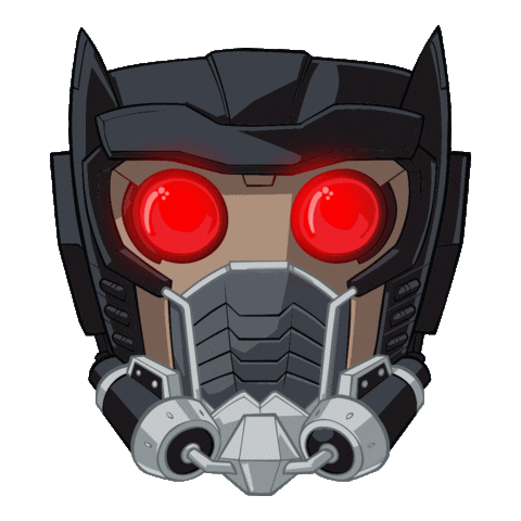 Guardians Of The Galaxy Mask Sticker by Marvel