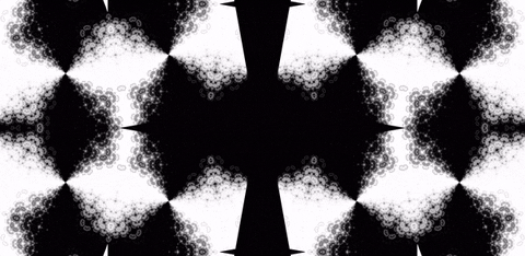 anniemuse giphyupload black and white abstract mask GIF