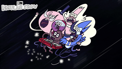 Regular Show Falling GIF by Cartoon Network