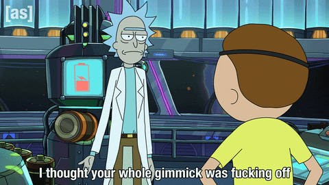 Fuck Off Rick And Morty GIF by Adult Swim
