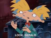 hey arnold nicksplat GIF