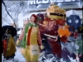 Ronald Mcdonald Snow GIF