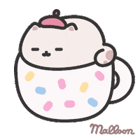 Sleepy Cat Sticker