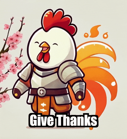 Give Thanks Joy GIF by Zorooster