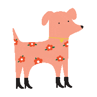 Dog Love Sticker by Isabel Serna