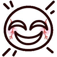 Baseball Smile Sticker
