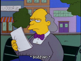 Waving Season 4 GIF by The Simpsons