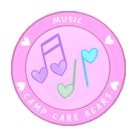 Camp Singing Sticker by Care Bear Stare!