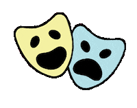 Face Theatre Sticker by Turnéteatret i Trøndelag