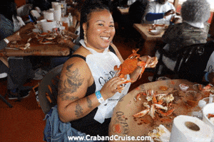 Happy Dinner Party GIF by The Crab Place