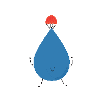 Rain Gota Sticker