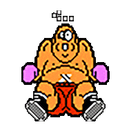 8 bit pixel Sticker by Leroy Patterson