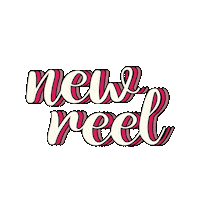 Pink Reel Sticker by Liz Delmart