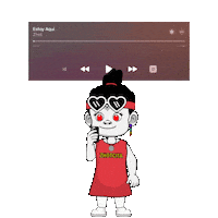 Apple Music Spotify Sticker by Zhotcita