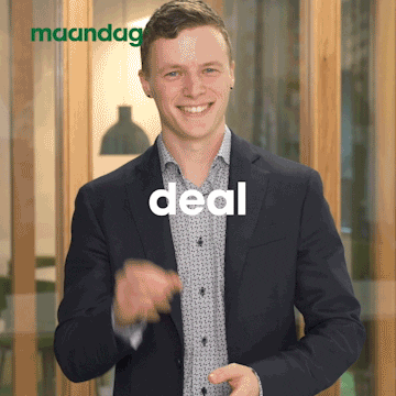 Maandag deal maandag tot maandag deze dag is voor jou GIF