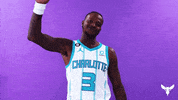 Waving Terry Rozier GIF by Charlotte Hornets