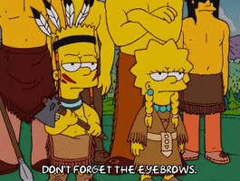 bart simpson grass GIF