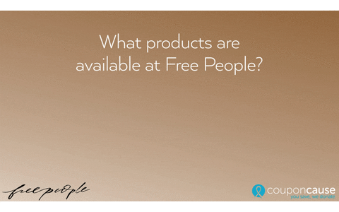 Free People Faq GIF by Coupon Cause
