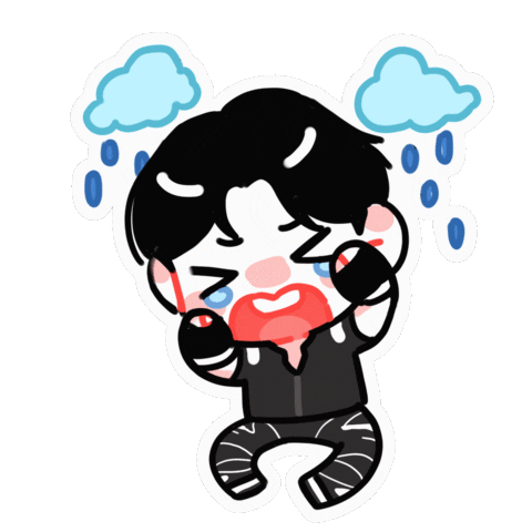 Sad Face Sticker