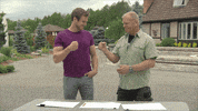 rock paper scissors yes GIF by Mike Holmes