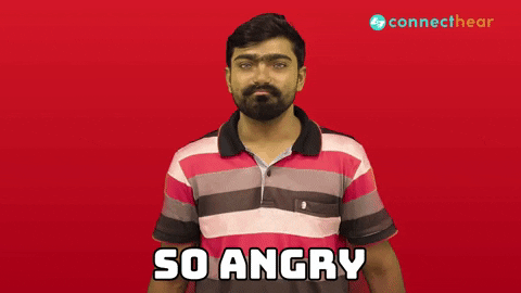 Angry Sign Language GIF by ConnectHearOfficial