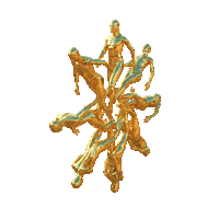 Loop 3D Sticker by Vince Mckelvie