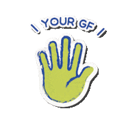 OnedayBegin love heart hello pink Sticker