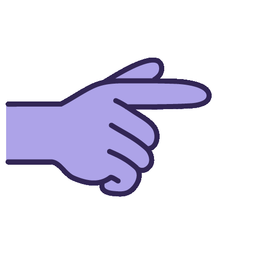 point finger Sticker by Curology