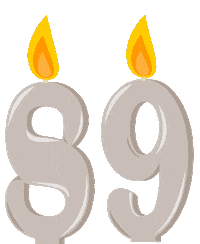Birthday Flickering Sticker